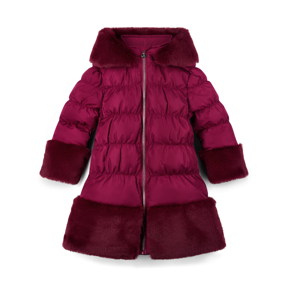 A’dee Jas met bontrand - Kersenrood