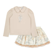 A'Dee Rokset met strikprint - Steenbeige