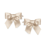 Little A Satijnen haarspeld met strik - Steenbeige