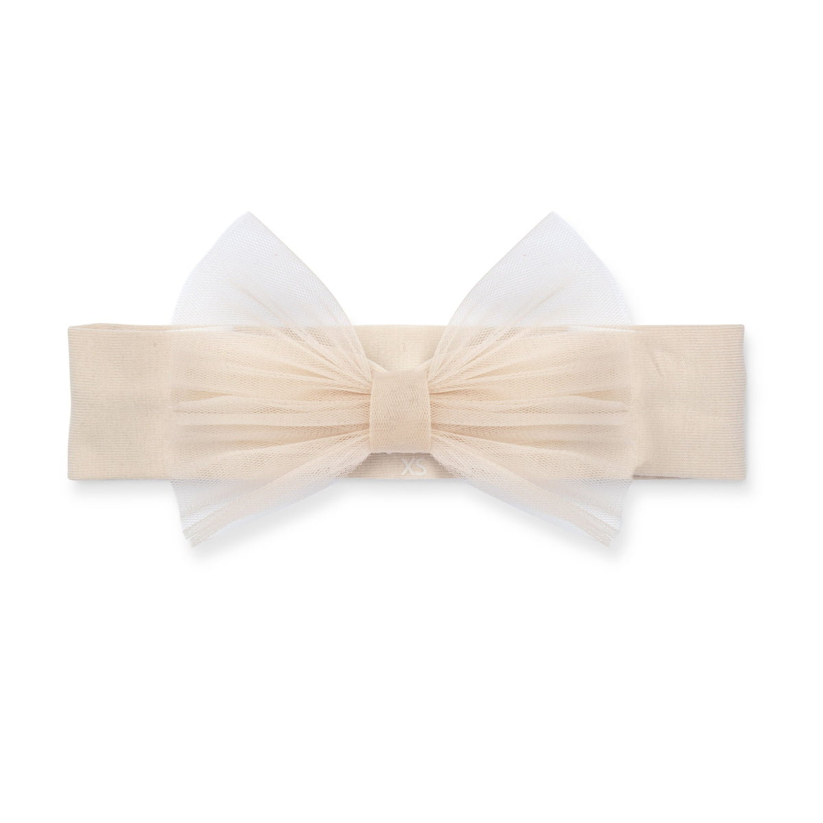 Little A Haarband met tule strik - Steenbeige