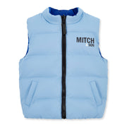 Mitch & Son Omkeerbare bodywarmer - Kobaltblauw