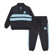 Mitch & Son Trainingspak met halve rits - Zwart