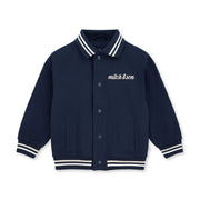 Mitch & Son Twill bomberjack - Donkerblauw