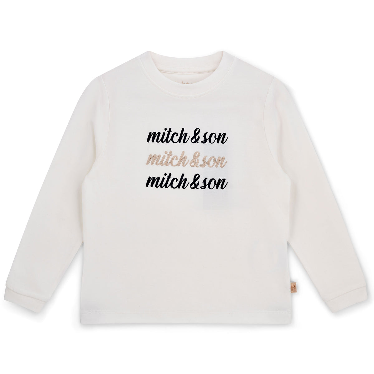 T-shirt à manches longues Mitch & Son - Blanc neige