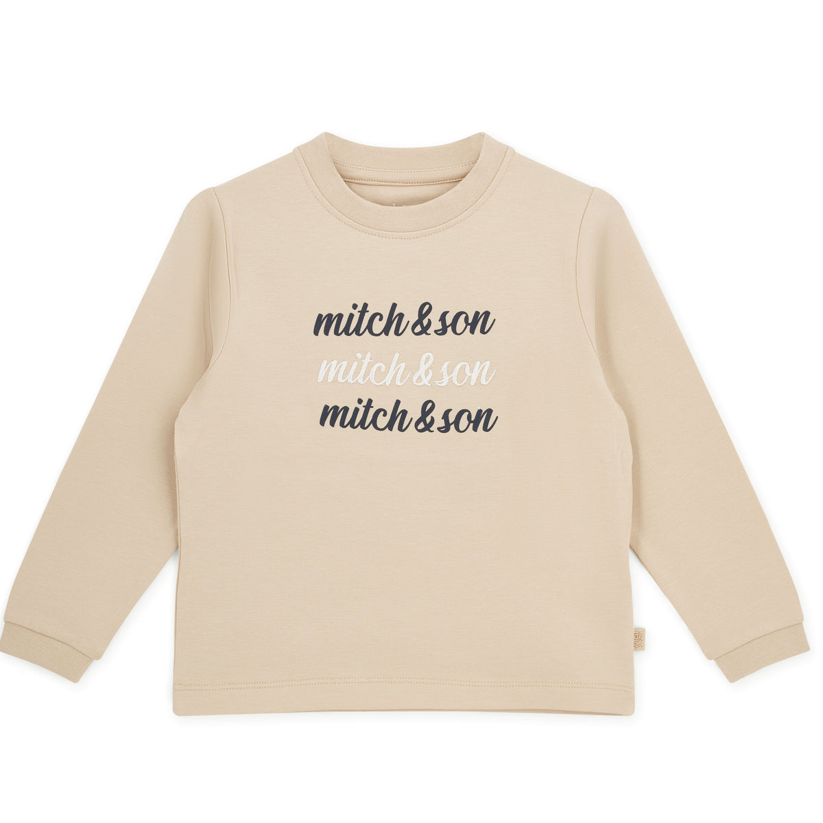 T-shirt à manches longues Mitch & Son - Beige pierre