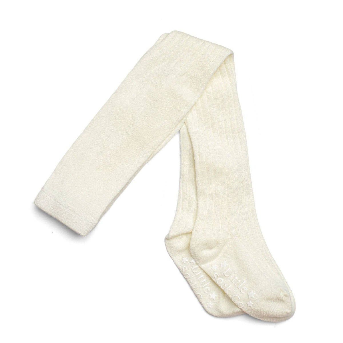 The Little Sock Company Antislip feestmaillot - Crème parelmoer