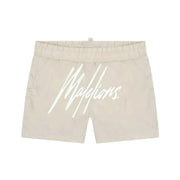 Malelions Junior Baby Zwembroek Signature Dark Beige
