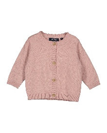 Baby meisjes vestje - MAUVE