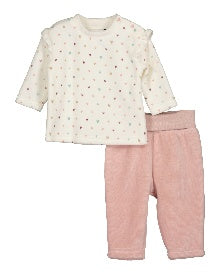 Blue Seven Baby meisjes shirt en broekje - Offwhite