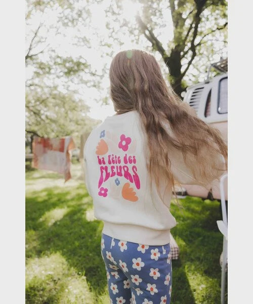 LOOXS Little Sweater Crème Backprint
