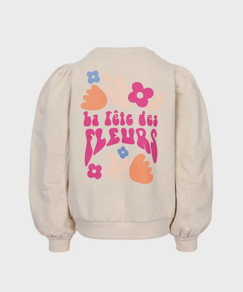 LOOXS Little Sweater Crème Backprint