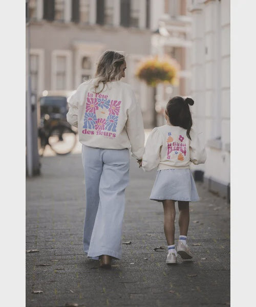 LOOXS Little Sweater Crème Backprint
