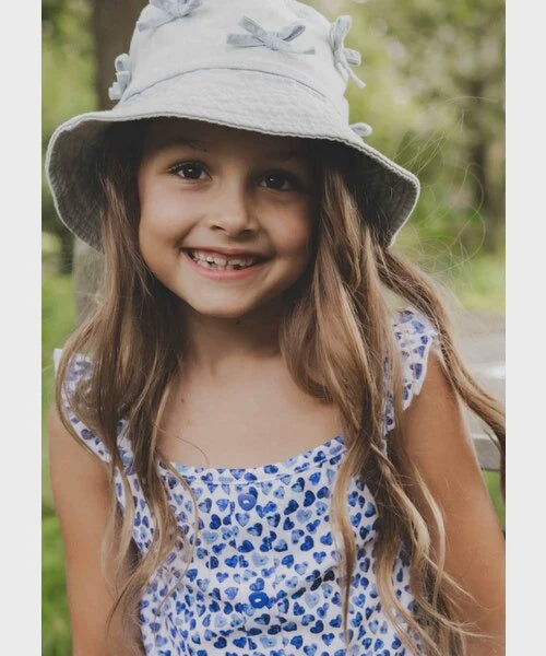 LOOXS Little Zomerse top Kobalt hartjes