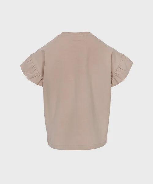LOOXS Little T-shirt Beige ruffle Merk: LOOXS Little |