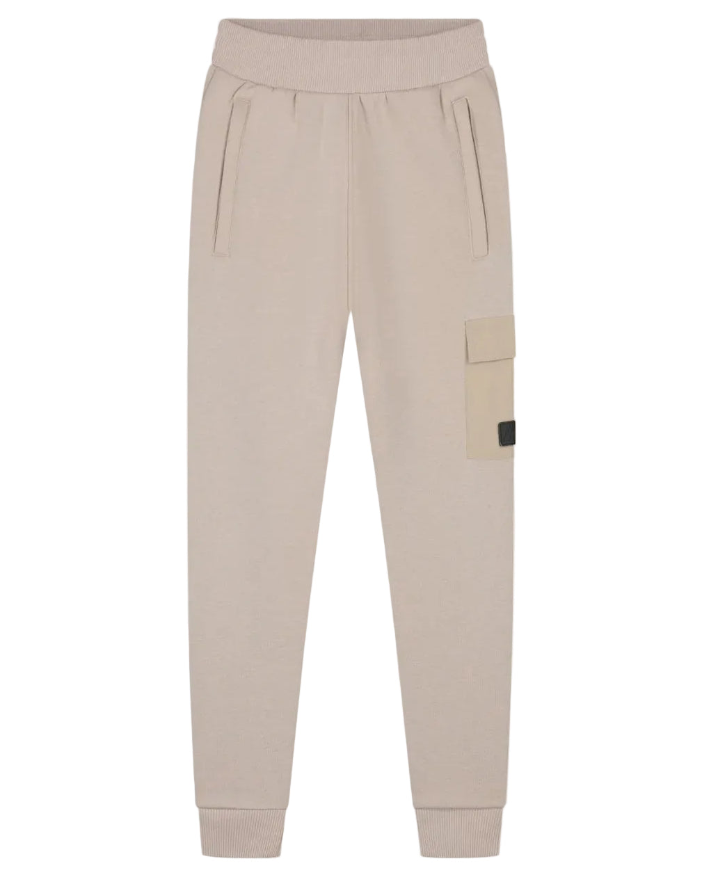 Malelions Junior Nylon Pocket Sweatpants Taupe
