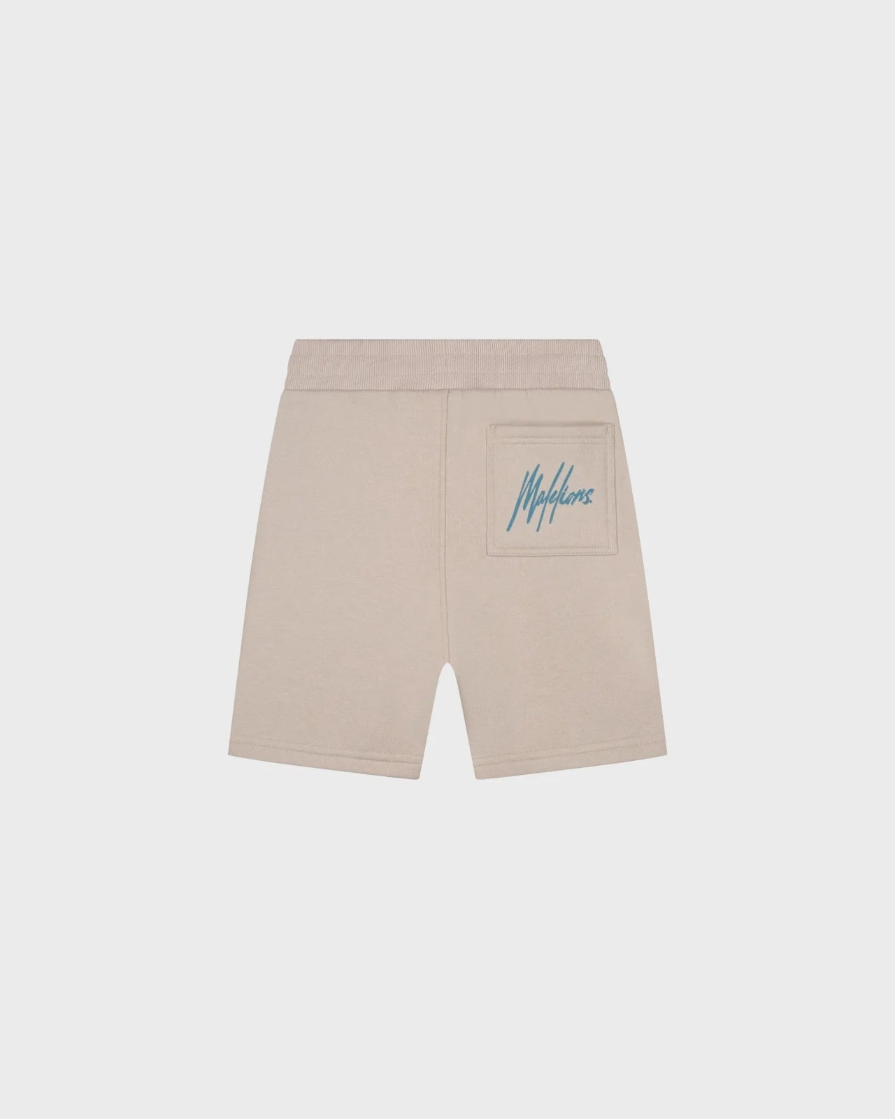 Malelions Junior Striped Signature Shorts  Taupe