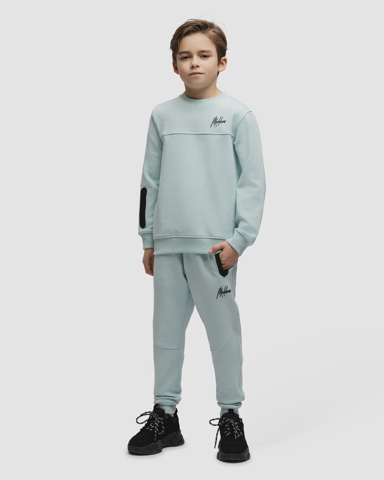 Malelions Junior Counter Trackpants  Sky Blue