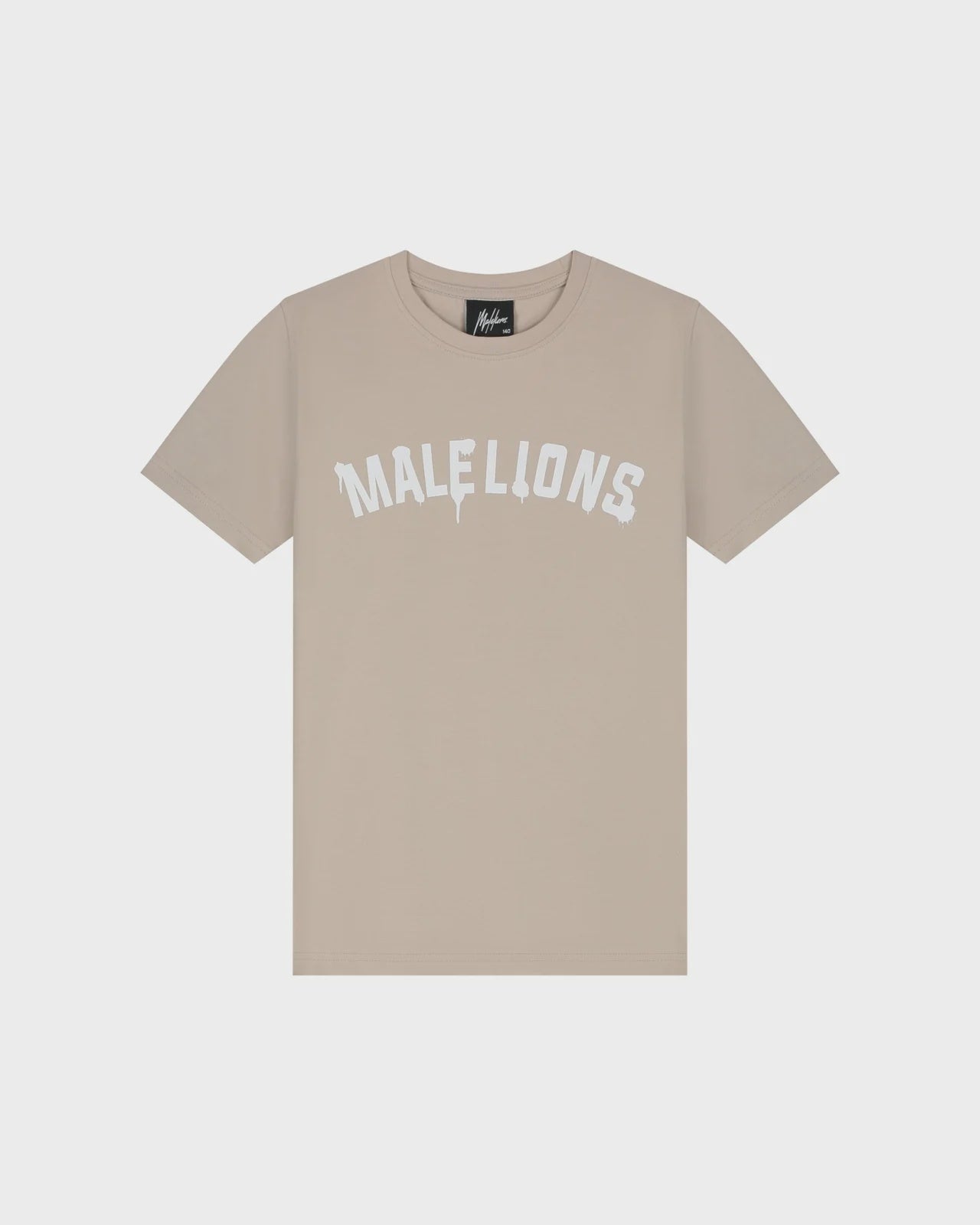 Malelions Junior Paint T-Shirt  Taupe