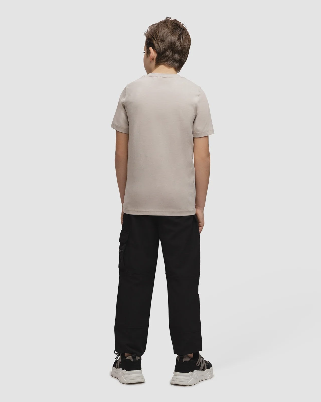 Malelions Junior Paint T-Shirt  Taupe