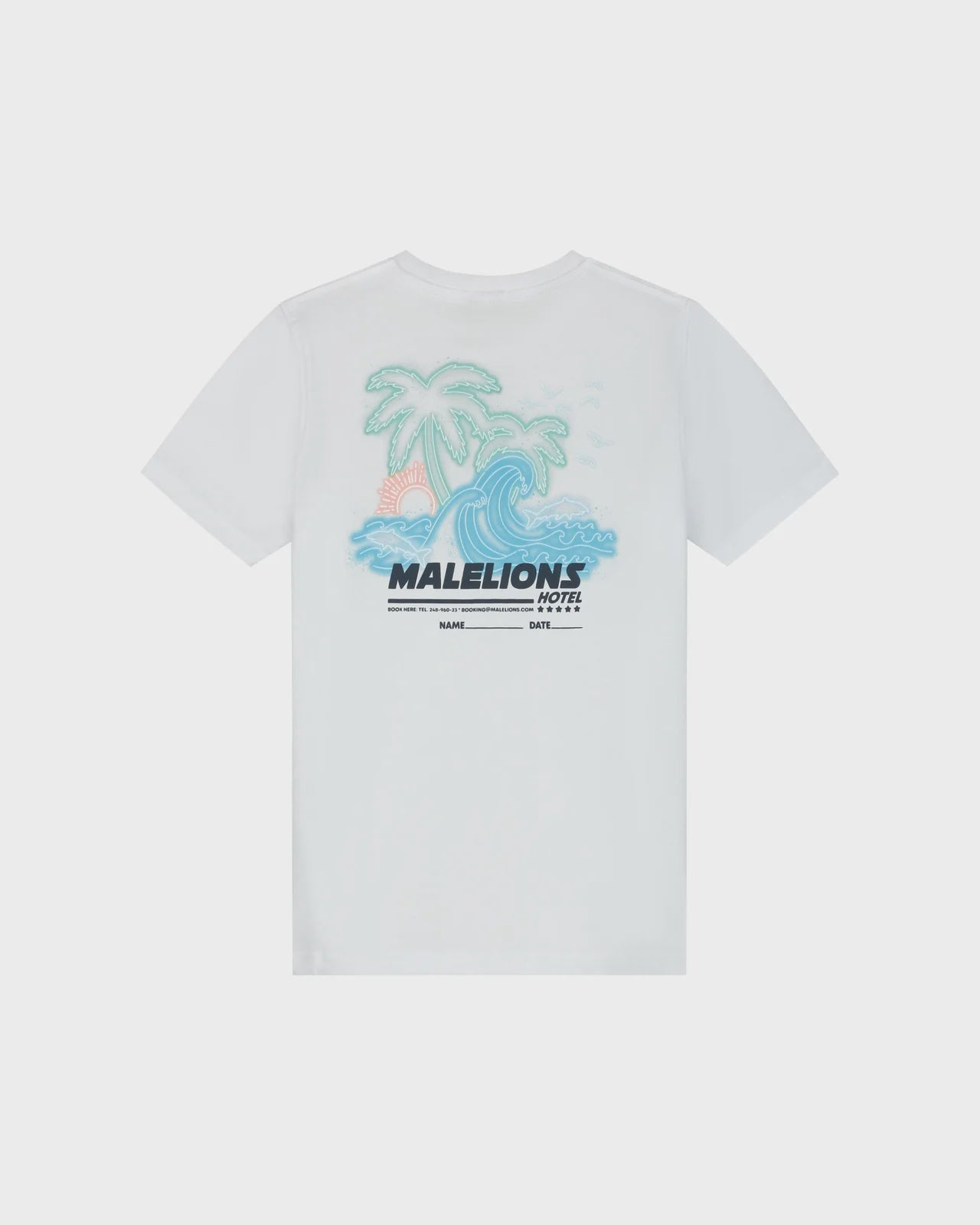 Malelions Junior Paradise T-Shirt White