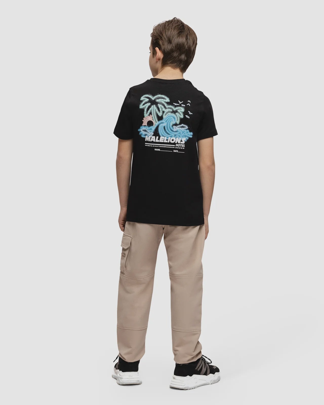 Malelions Junior Paradise T-Shirt Black