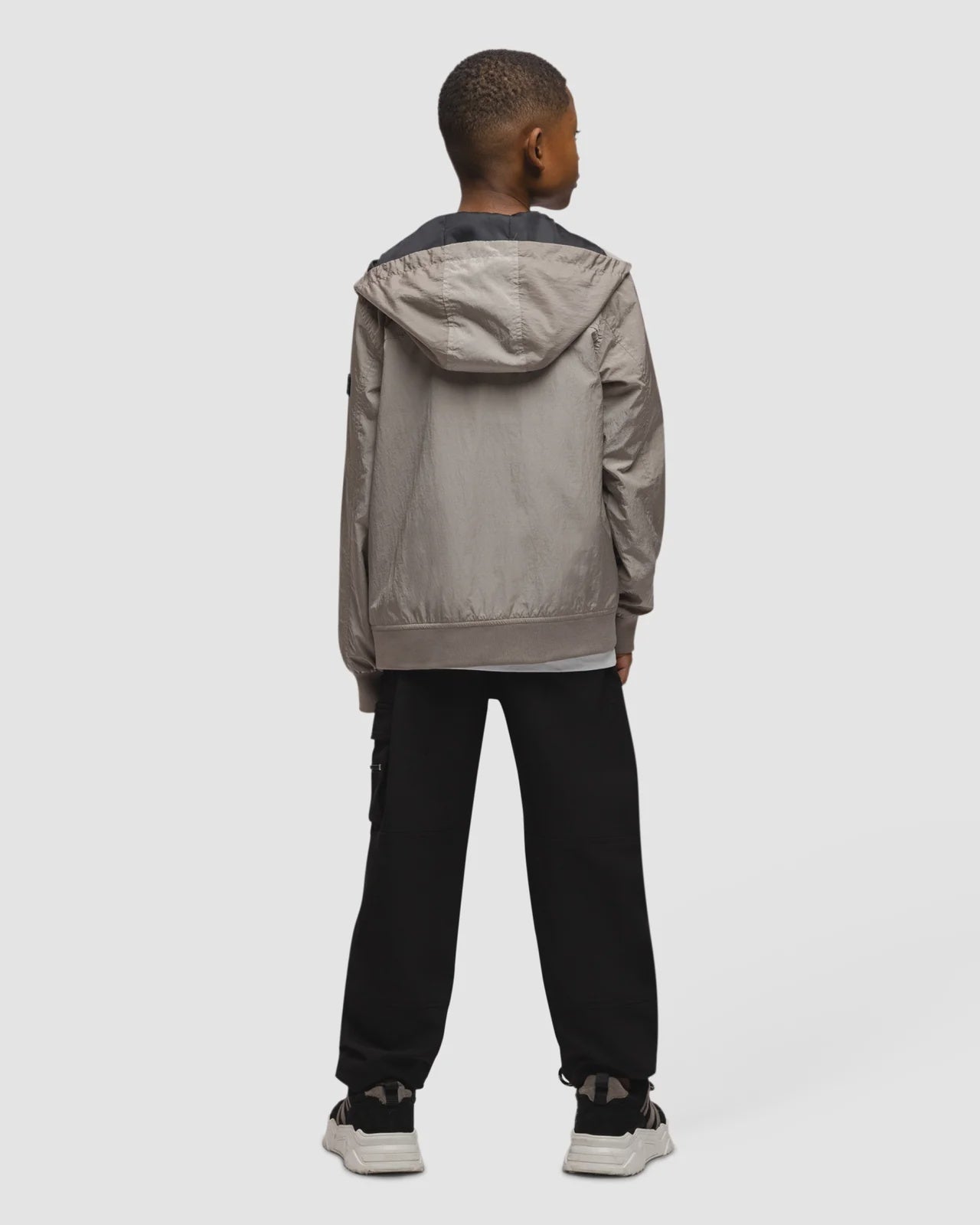 Malelions Junior Crinkle Jacket  Taupe