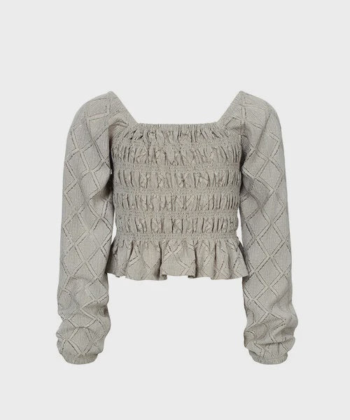 LOOXS 10sixteen Top smock Olijfgroen