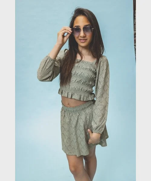 LOOXS 10sixteen Skort Olijfgroen