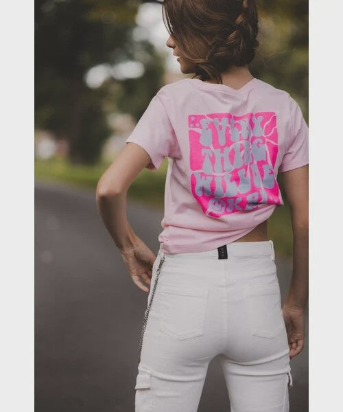 LOOXS 10sixteen T-shirt Pastel Pink katoen/modal