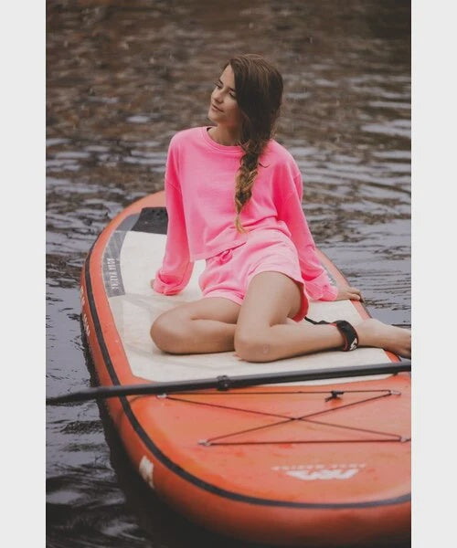 LOOXS 10sixteen Cropped sweater Neon Pink