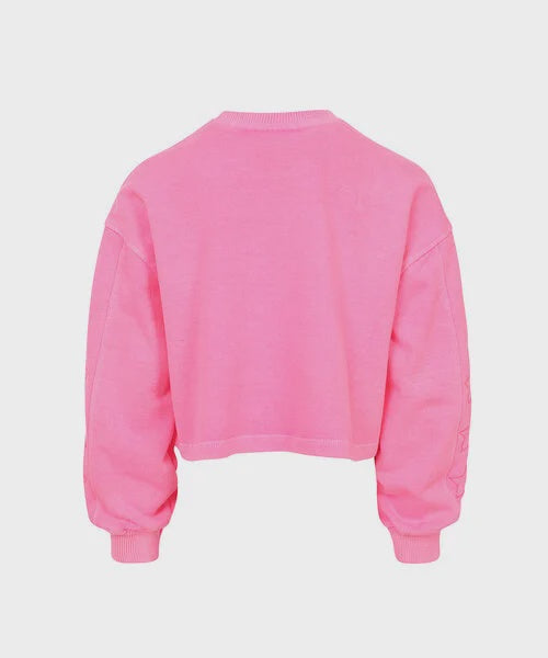 LOOXS 10sixteen Cropped sweater Neon Pink