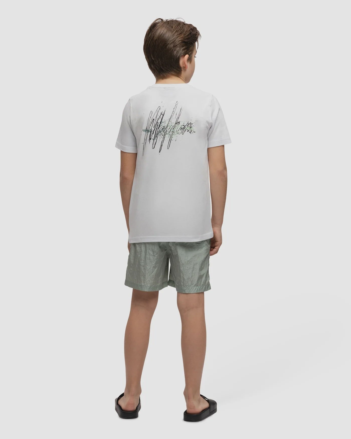 Malelions Junior Splash T-Shirt | White