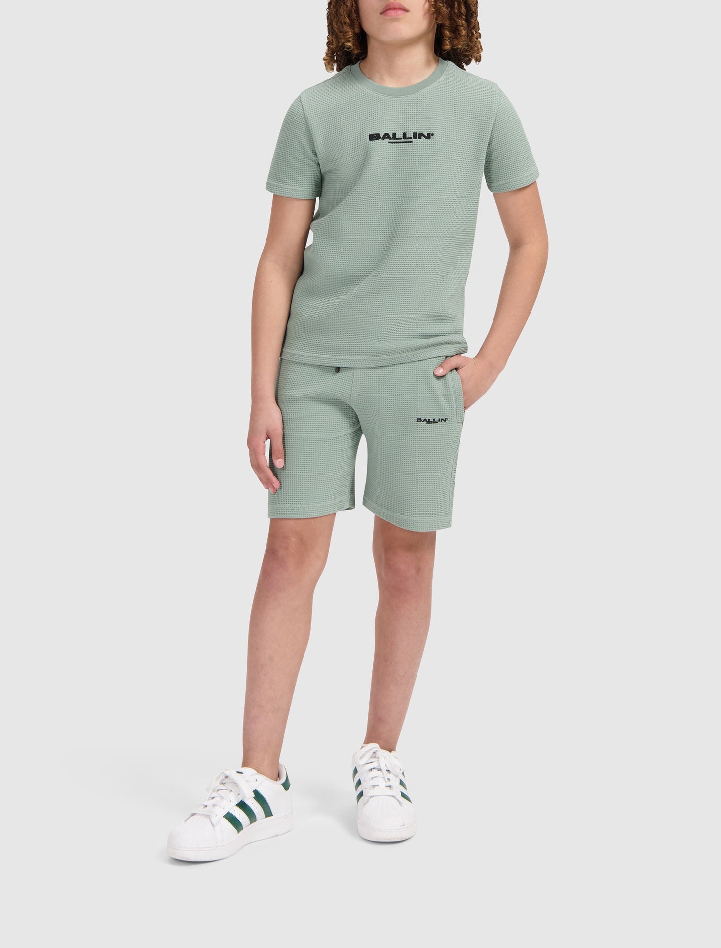 Ballin Junior Waffle Logo Sweatshorts