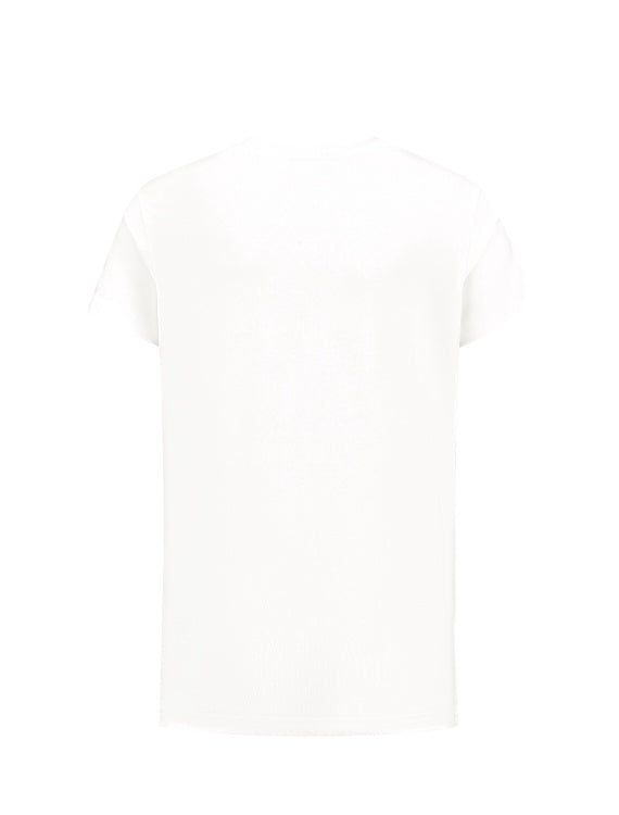 Ballin Junior Chunky Stitch Logo T-shirt wit