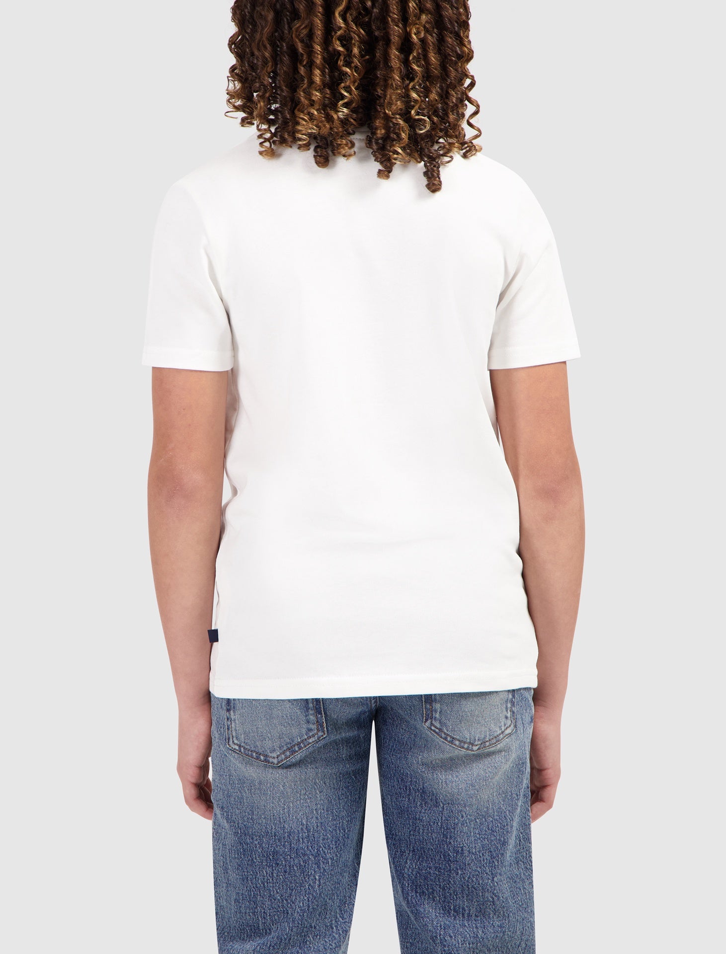 Ballin Junior Chunky Stitch Logo T-shirt wit