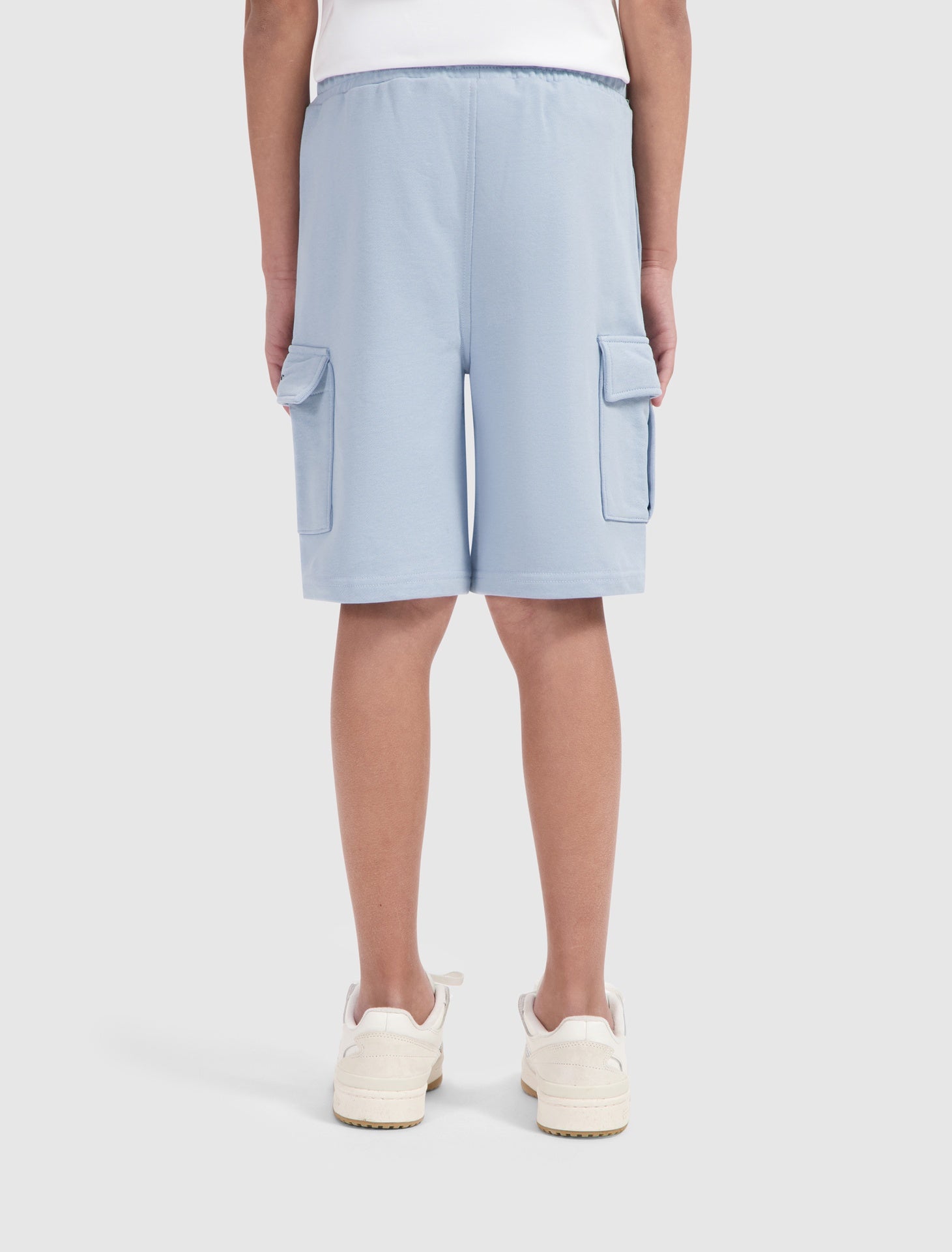 Ballin Junior Cargo Logo Sweatshorts blauw