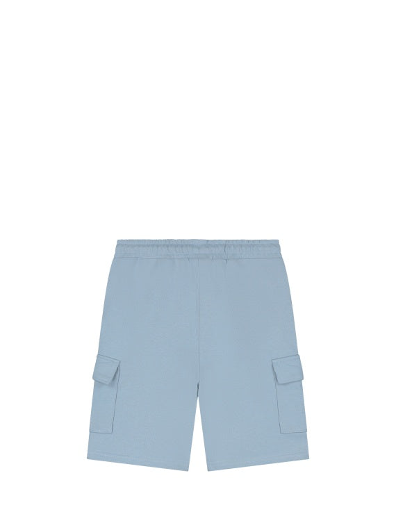 Ballin Junior Cargo Logo Sweatshorts blauw