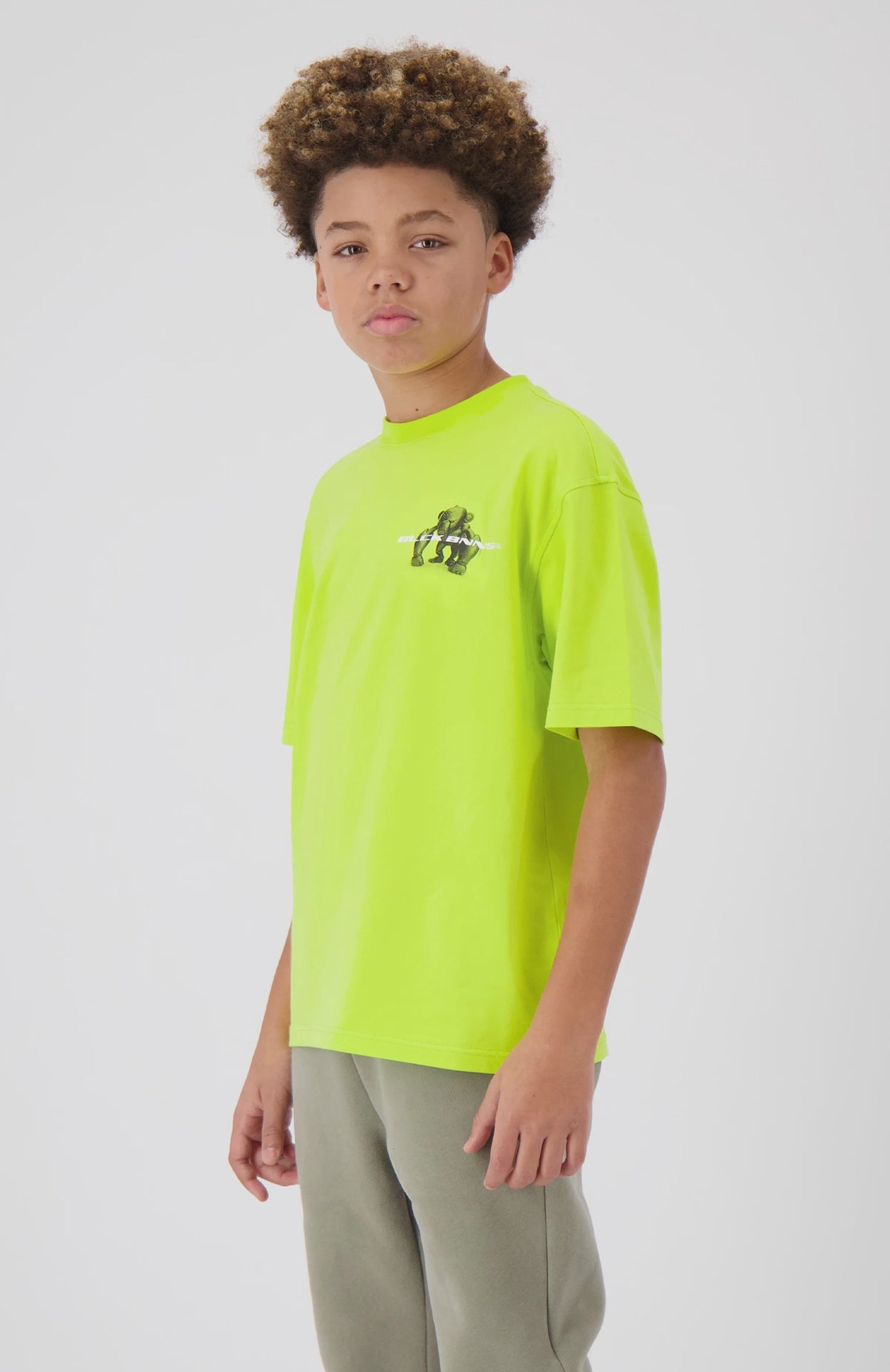 Black Bananas JR. 3D CONVOY T-SHIRT Neon Yellow
