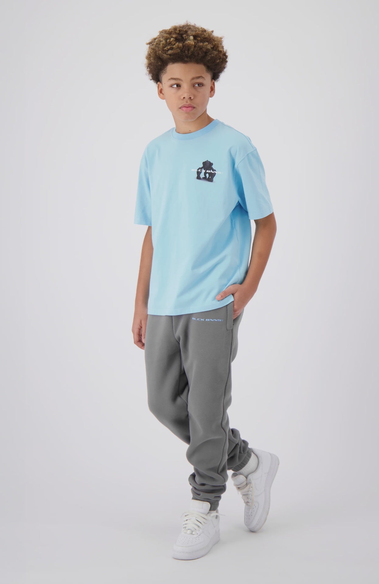 Black Bananas JR. 3D CONVOY T-SHIRT  Light Blue