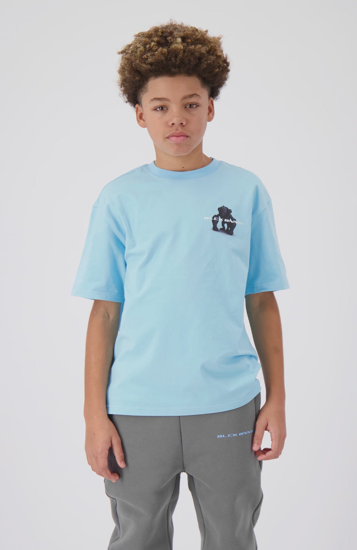 Black Bananas JR. 3D CONVOY T-SHIRT  Light Blue