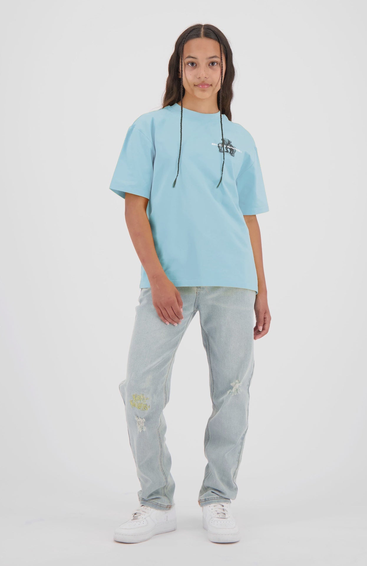Black Bananas JR. 3D CONVOY T-SHIRT  Light Blue