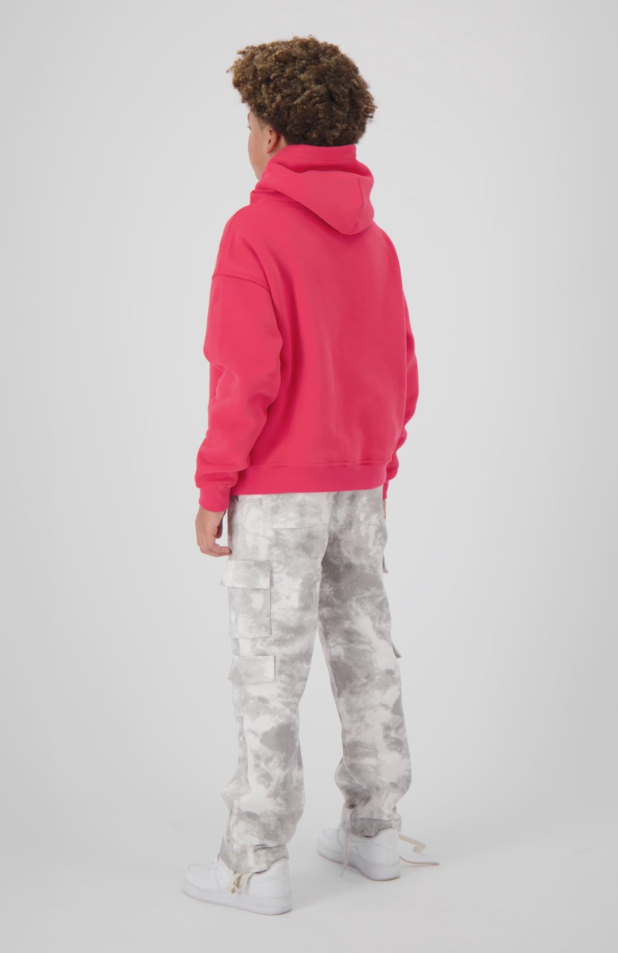 Black Bananas JR. ARCH CONVOY HOODIE  Neon Red