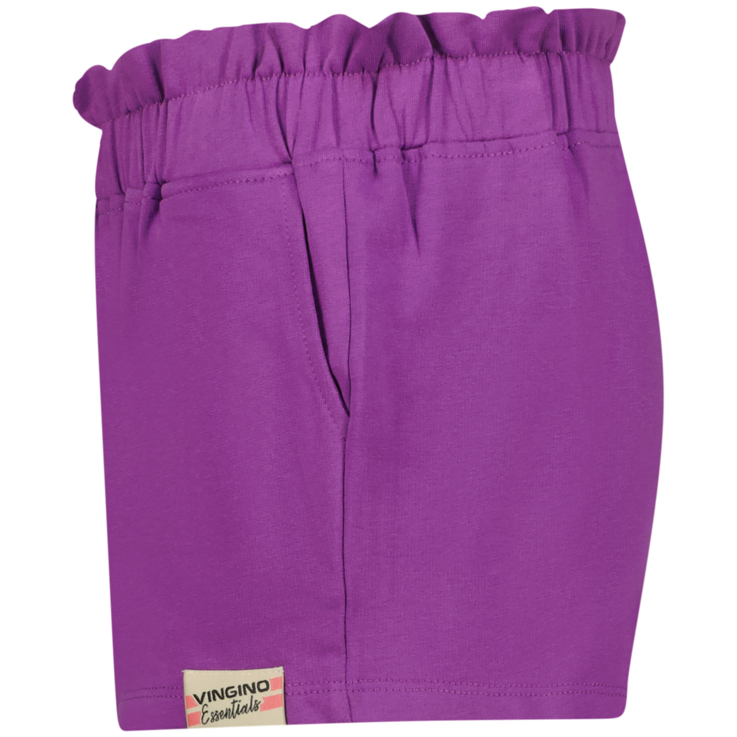Vingino Basic-Short Ruffle paars