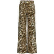 Vingino wide leg jeans beige Panter