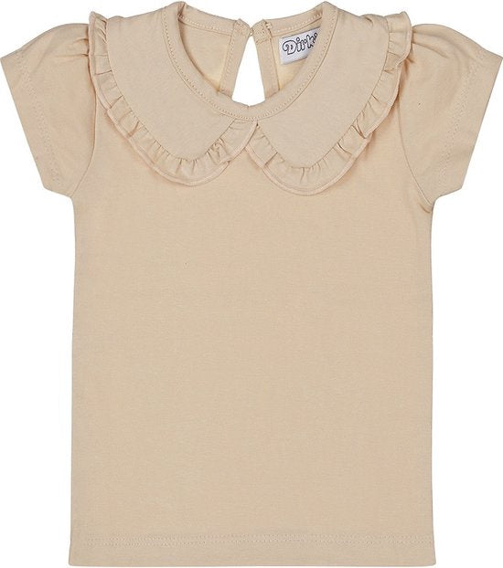 Dirkje Meisjes T-shirt Beige