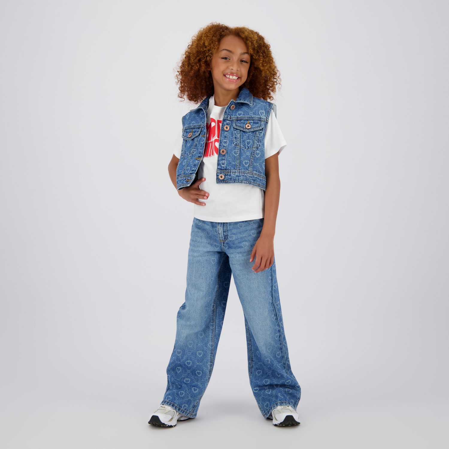 Vingino Hanou Meisjes T-shirt  Real White