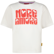 Vingino Hanou Meisjes T-shirt  Real White