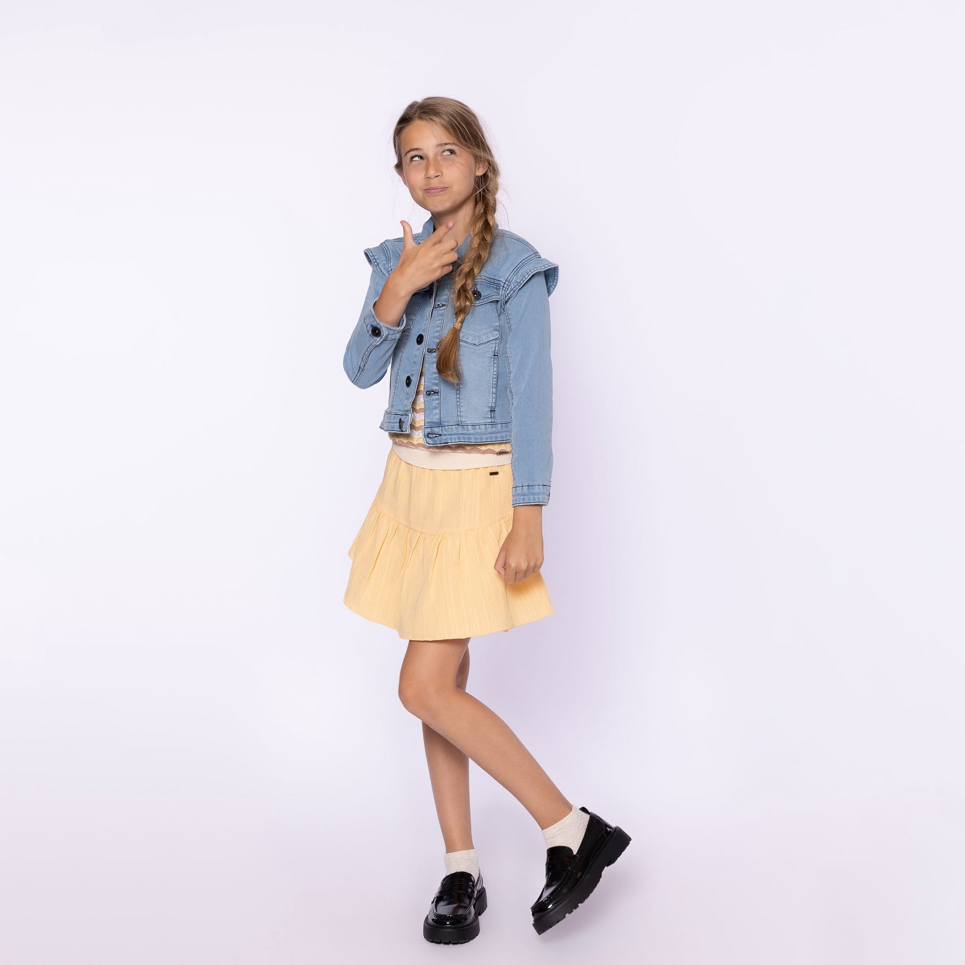 No Way Monday Meisjes Jas Blue jeans