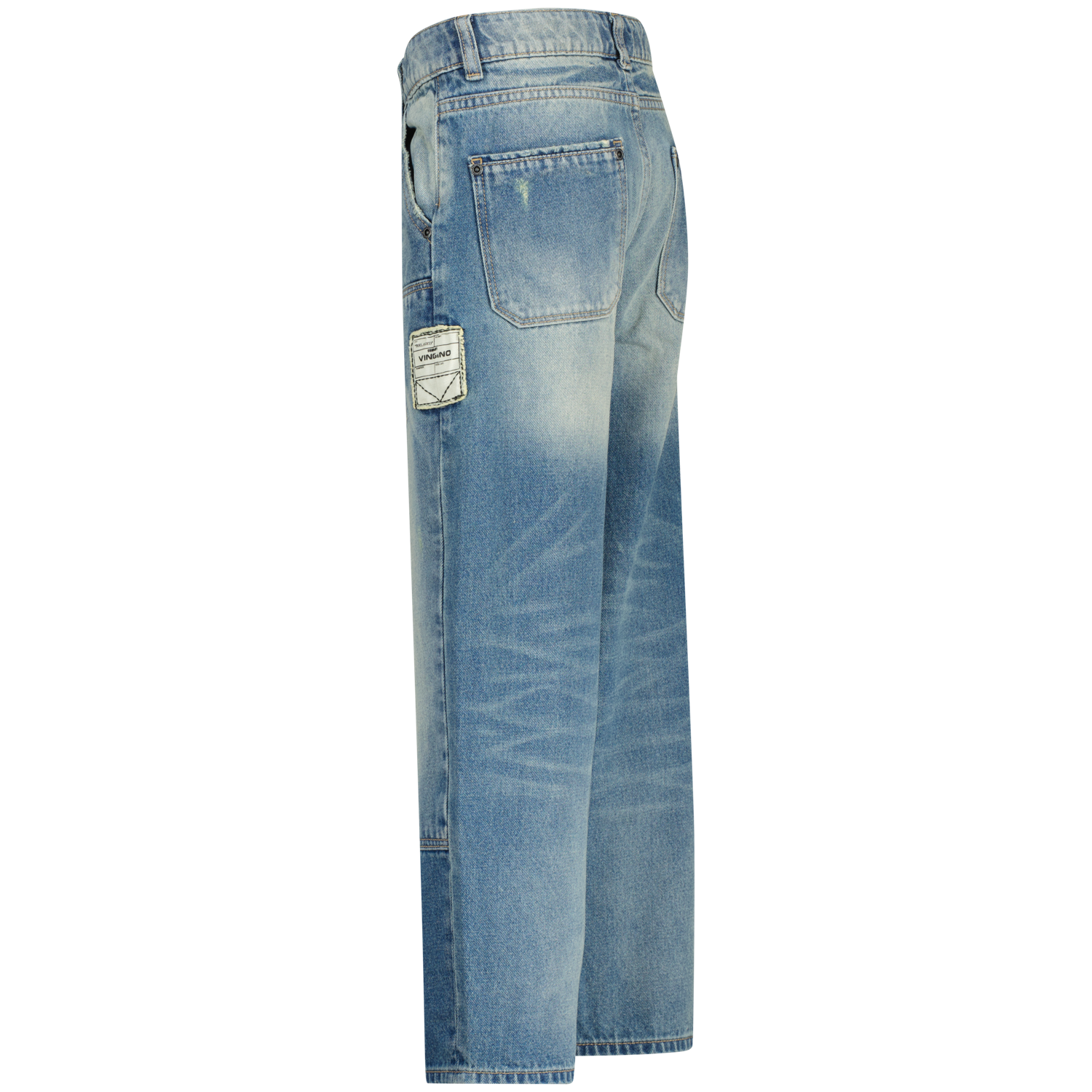 Vingino loose fit jeans medium blue denim