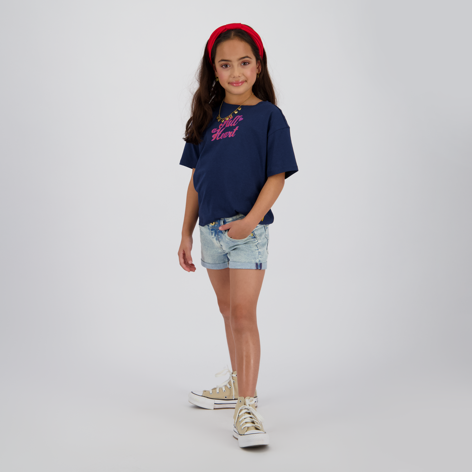 Vingino Damara icon jeans korte broek